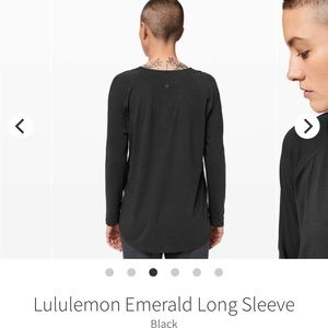 Lululemon emerald long sleeve